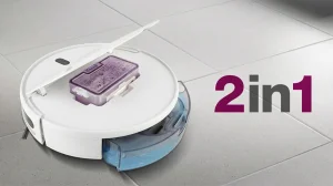 Salente R2 robotický vysavač s stíráním vody a nabíjecí stanicí - obrázek 8