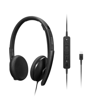 Lenovo Wired VoIP/ANC/USB/Černá - obrázek 4