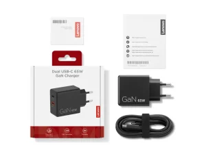 Lenovo Dual USB-C 65W GaN Charger - obrázek 2