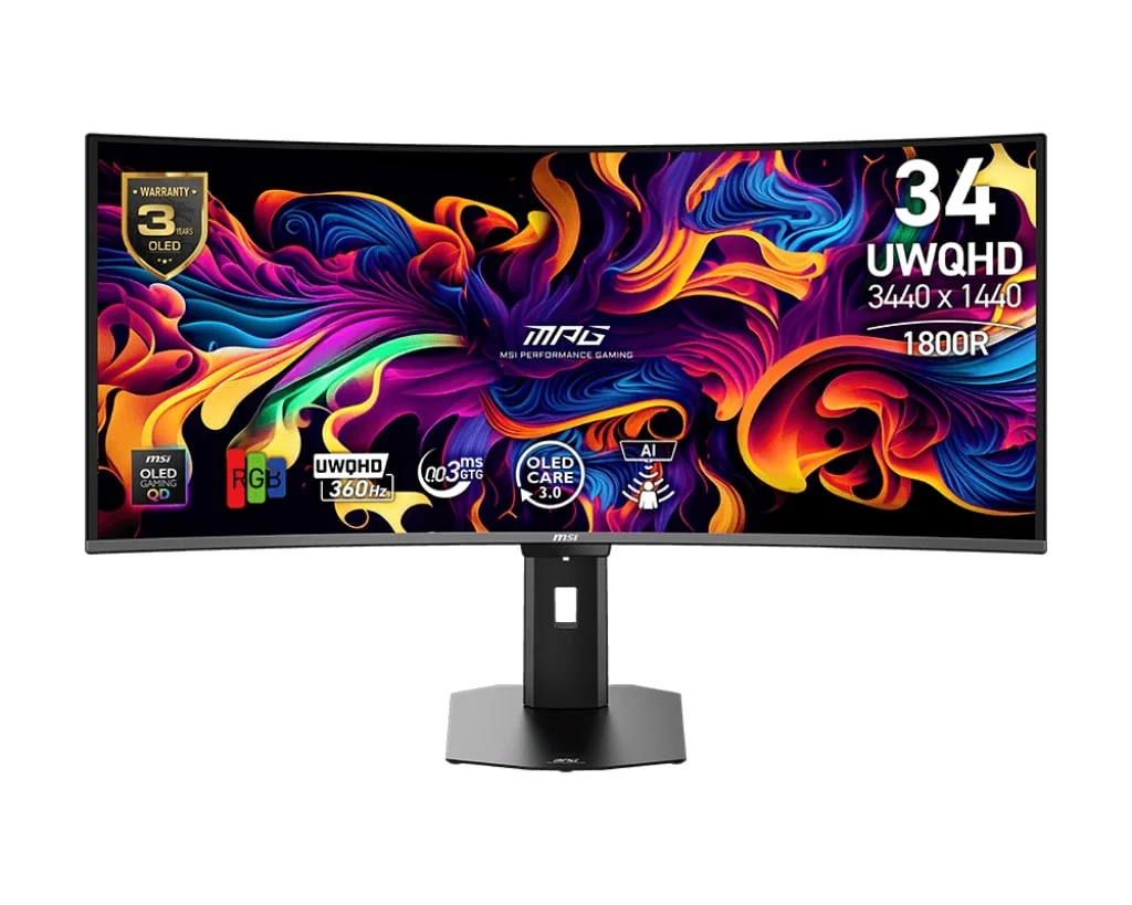 MSI MPG 341CQR QD-OLED X36 34" 360Hz Monitor
