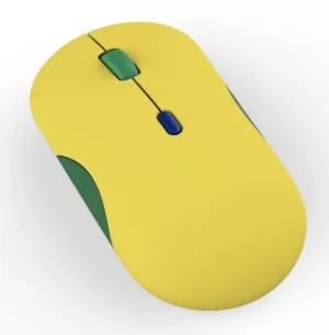 Lenovo 350 Fan edition - Brazílie/Kancelářská/Optická/1 600 DPI/Bezdrátové Bluetooth/Žlutá - obrázek 2