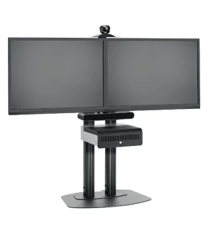 PFF 7030B podstavec TV stojanu Connect-it Floor, pro 2 stojiny, černý - obrázek 2