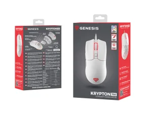 Genesis herní optická myš KRYPTON 750/RGB/8000 DPI/Herní/Optická/8 000 DPI/Drátová USB/Bílá - obrázek 7