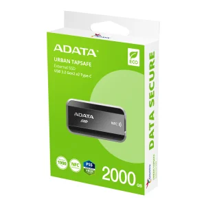 ADATA URBAN TAPSAFE/2TB/SSD/Externí/Černá/5R - obrázek 2