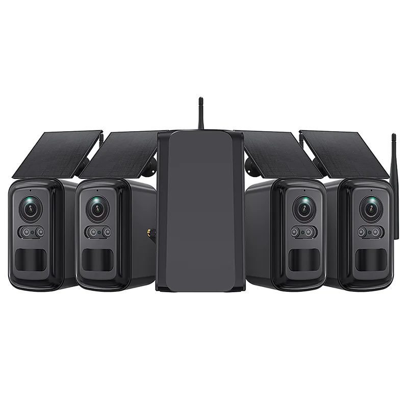 Sada solárních venkovních kamer VIKING HUB S04 8000 mAh