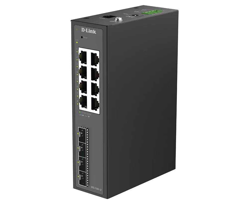 D-Link DIS-210G-12 Průmyslový switch 12x Gigabit
