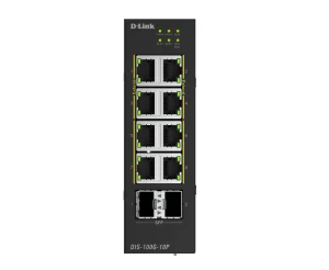 D-Link DIS-100G-10P průmyslový switch 10x Gigabit PoE+ - obrázek 4