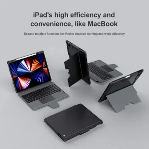 Nillkin Bumper Combo Keyboard Case pro iPad Pro 12.9 2020/2021/2022/ Air 13 2024/2025 Black - obrázek 10