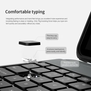 Nillkin Bumper Combo Keyboard Case pro iPad Pro 12.9 2020/2021/2022/ Air 13 2024/2025 Black - obrázek 2