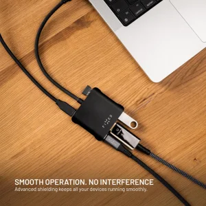 5-port hliníkový USB-C FIXED HUB,140W, PD3.1 - obrázek 2