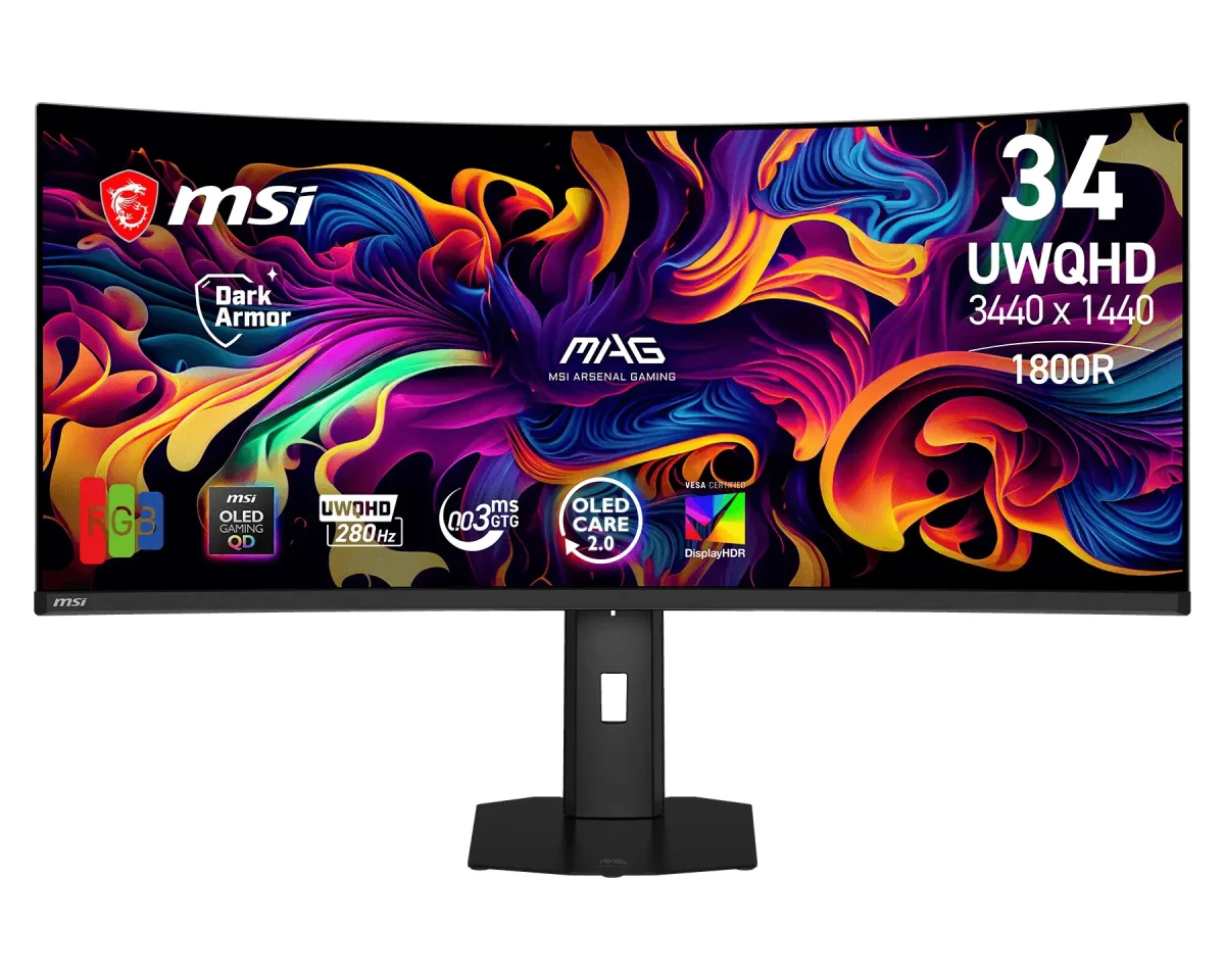 MSI MAG 341CQP X28 OLED 34" UWQHD 280Hz