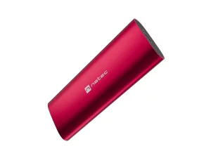 Externí box pro SSD Natec RHINO M.2 NVME LITE USB-C 3.2 GEN 2, hliníkové tělo, RUBY RED - obrázek 8