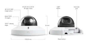 UniFi Enterprise G6 Mini Dome venkovní kamera, bílá - obrázek 14