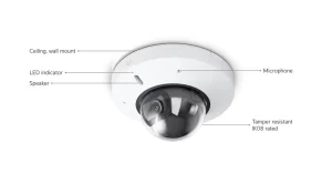 UniFi Enterprise G6 Mini Dome venkovní kamera, bílá - obrázek 15