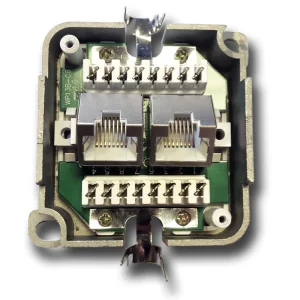 DATACOM STP dvojzásuvka nad omítku Cat6 FA-1004 - obrázek 3