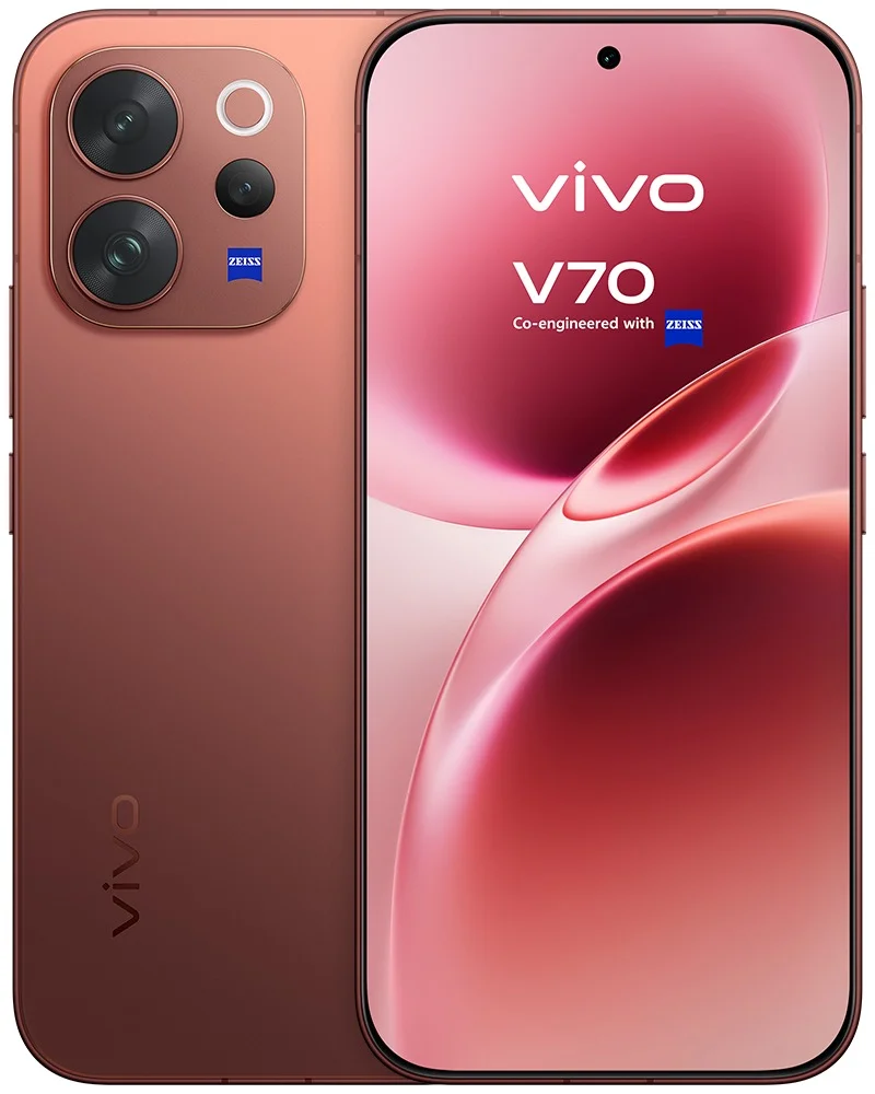 VIVO V70 Smartphone 8GB/256GB Sandalwood Brown
