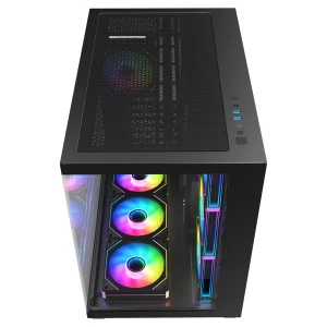FSP M341-BA/Midi Tower/Transpar./Černá - obrázek 2