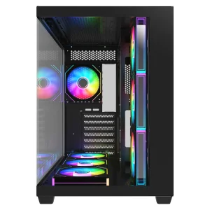 FSP M341-BA/Midi Tower/Transpar./Černá - obrázek 3