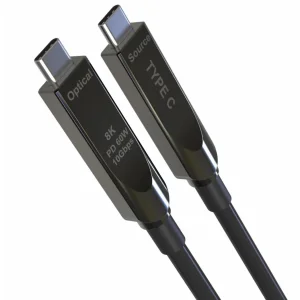 PremiumCord USB-C kabel Gen2 AOC DP1.4, 5m