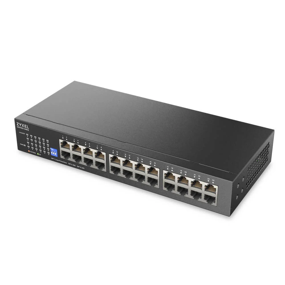ZYXEL GS1100-24ES 24x Gb nespravovaný switch