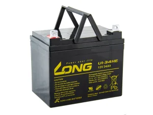LONG baterie 12V 34Ah F4 DeepCycle (U1-34HE)