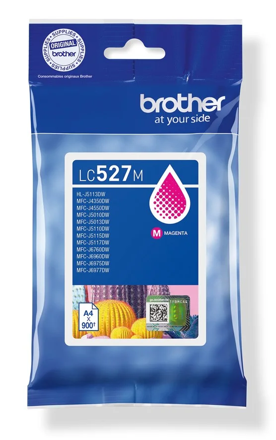 Inkoustová náplň Brother LC-527M purpurová
