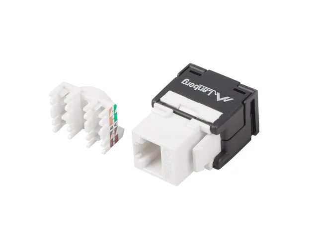 BEZKLÍČOVÝ MODUL RJ45->LSA CAT.5E UTP 180° LANBERG