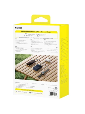 Baseus EnerFill FC51 Bipow 2 Pro 22.5W Powerbanka 30000mAh Cosmic Black - obrázek 2