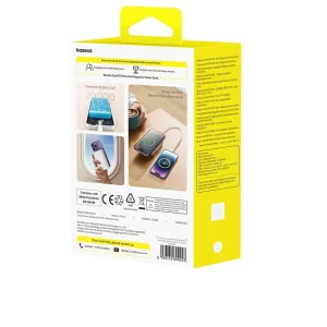 Baseus EnerFill FM41 Ultra Mini 20W Magnetická Powerbanka 20000mAh White - obrázek 3