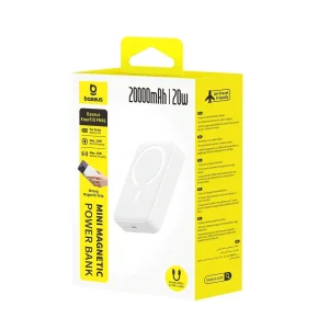 Baseus EnerFill FM41 Ultra Mini 20W Magnetická Powerbanka 20000mAh White - obrázek 4