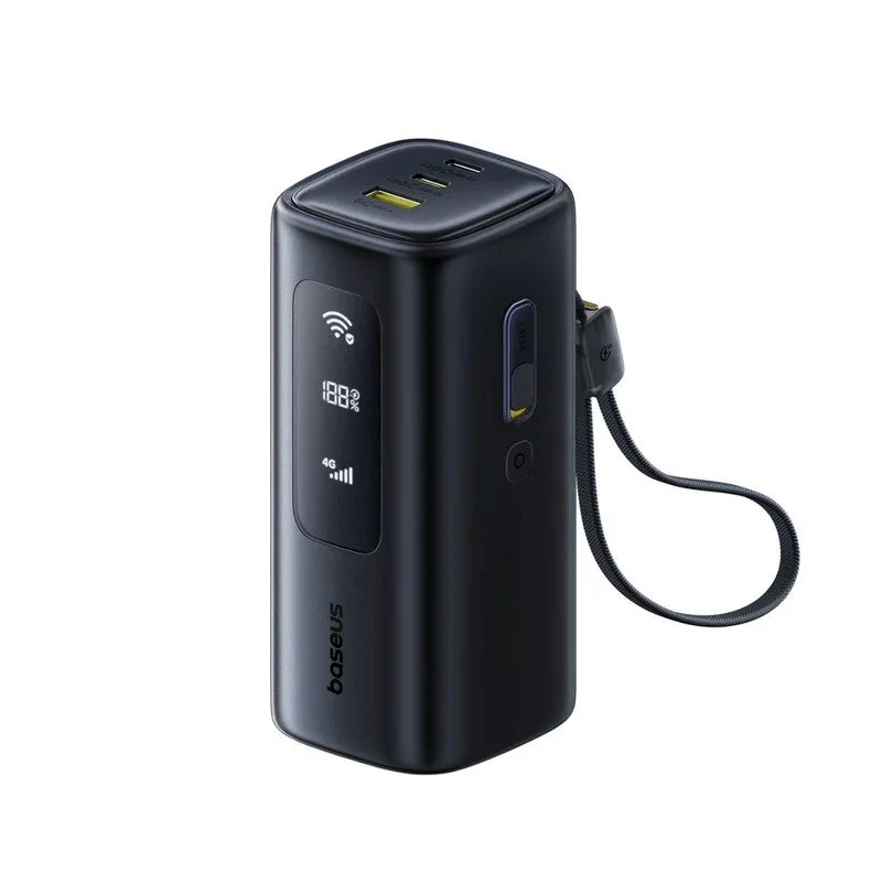 Baseus EnerGeek GX11 MiFi 67W Powerbanka 20000mAh Cosmic Black