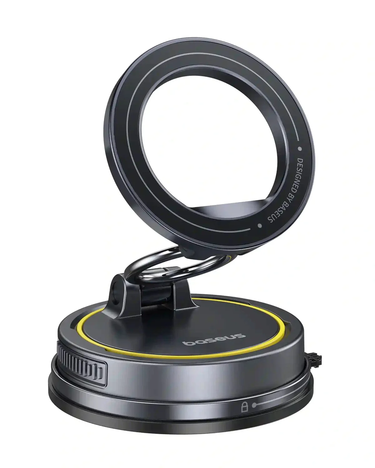 Baseus VC2 Flex Suction Cup Magnetický Držák do Auta Cosmic Black