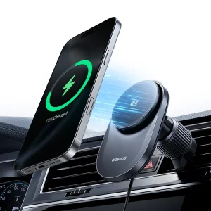 Baseus PrimeTrip VC2 Pro Cooling Magnetický Držák do Auta s Bezdrátovým Nabíjením 25W Cosmic Black - obrázek 2
