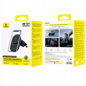 Baseus PrimeTrip VC2 Pro Cooling Magnetický Držák do Auta s Bezdrátovým Nabíjením 25W Cosmic Black - obrázek 9