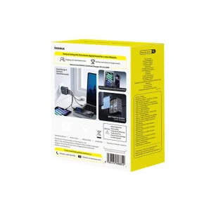 Baseus EnerFill FH11 GaN Fast Stolní Nabíječka 140W Cosmic Black - obrázek 4