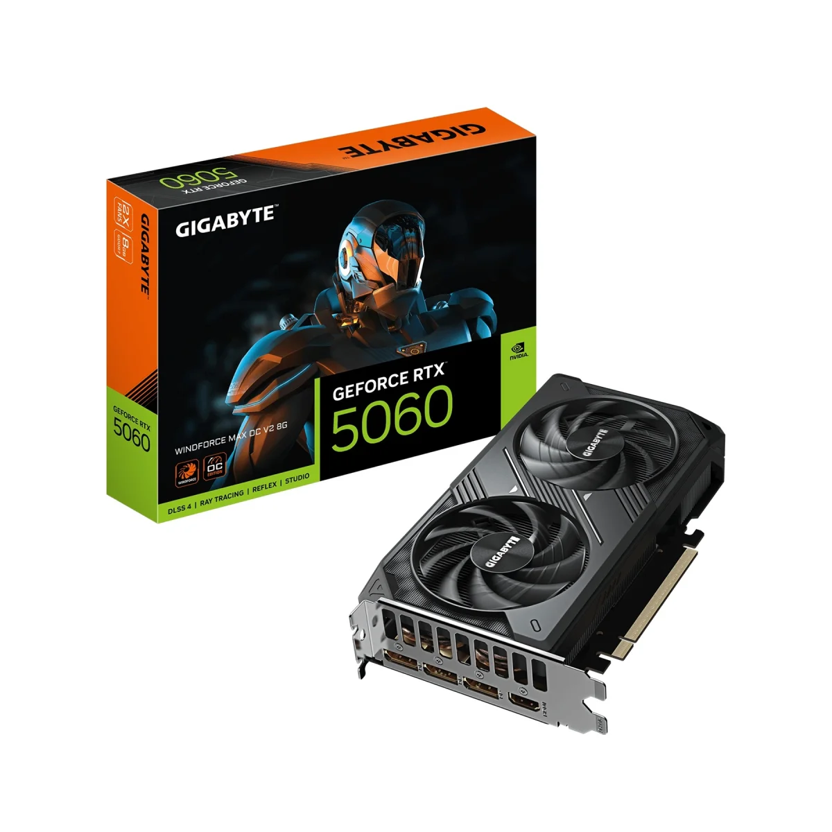 GIGABYTE GeForce RTX 5060 WINDFORCE MAX V2 8GB GDDR7