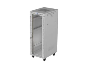 19" VOLNĚ STOJÍCÍ RACKOVÁ SKŘÍŇ 32U 600X800 ŠEDÉ SKLENĚNÉ DVEŘE LCD LANBERG (FLAT PACK) V2