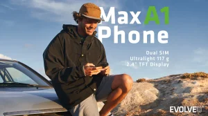 EVOLVEO MaxPhone A1, tlačítkový Dual SIM telefon, červený - obrázek 8