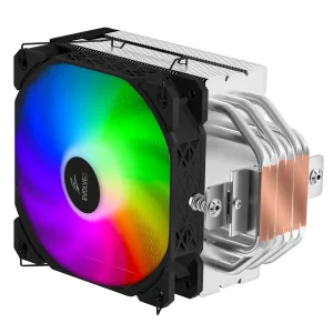 EVOLVEO QuietCool5, CPU chladič, 6x heatpipe, černý - obrázek 9
