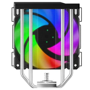 EVOLVEO QuietCool7, CPU chladič s digitálním displejem, 6x heatpipe, černý - obrázek 4