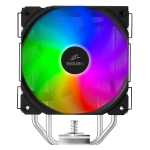 EVOLVEO QuietCool7, CPU chladič s digitálním displejem, 6x heatpipe, černý - obrázek 5