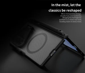 Nillkin CamShield Prop Magnetic Pen Slot (Transp. Lens) Zadní Kryt pro Samsung Galaxy Z Fold 8 Ultra - obrázek 3