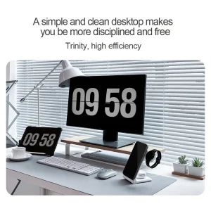 Nillkin PowerTrio 3v1 Bezdrátová Nabíječka MagSafe pro Samsung Watch White - obrázek 2