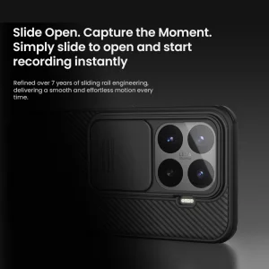 Nillkin CamShield PRO Zadní Kryt pro Xiaomi 17T Transparent Black - obrázek 5