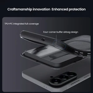 Nillkin CamShield PRO Magnetic Zadní Kryt pro Samsung Galaxy A57 Transparent Black - obrázek 6