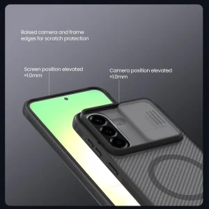 Nillkin CamShield PRO Magnetic Zadní Kryt pro Samsung Galaxy A57 Transparent Black - obrázek 7