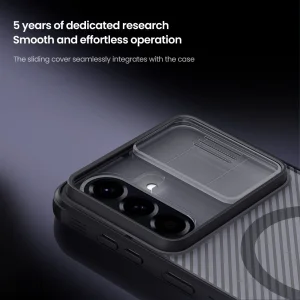 Nillkin CamShield PRO Magnetic Zadní Kryt pro Samsung Galaxy A57 Transparent Black - obrázek 8
