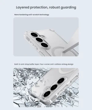 Nillkin Nature TPU PRO Magnetic Kryt pro Samsung Galaxy S26 Transparent - obrázek 9