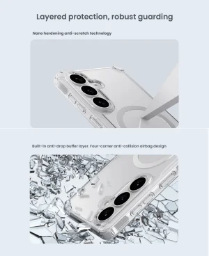 Nillkin Nature TPU PRO Magnetic Kryt pro Samsung Galaxy S26+ Transparent - obrázek 9