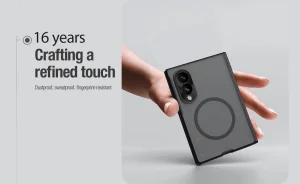 Nillkin Super Frosted FOLD Magnetic Zadní Kryt pro Samsung Galaxy Z Fold 8 Transparent Black - obrázek 3